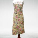 net with Pure velvet applique embroidered dress 1