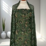 Net velvet applique