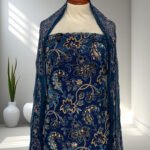 Net velvet applique