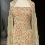 Net velvet applique