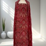 Net velvet applique
