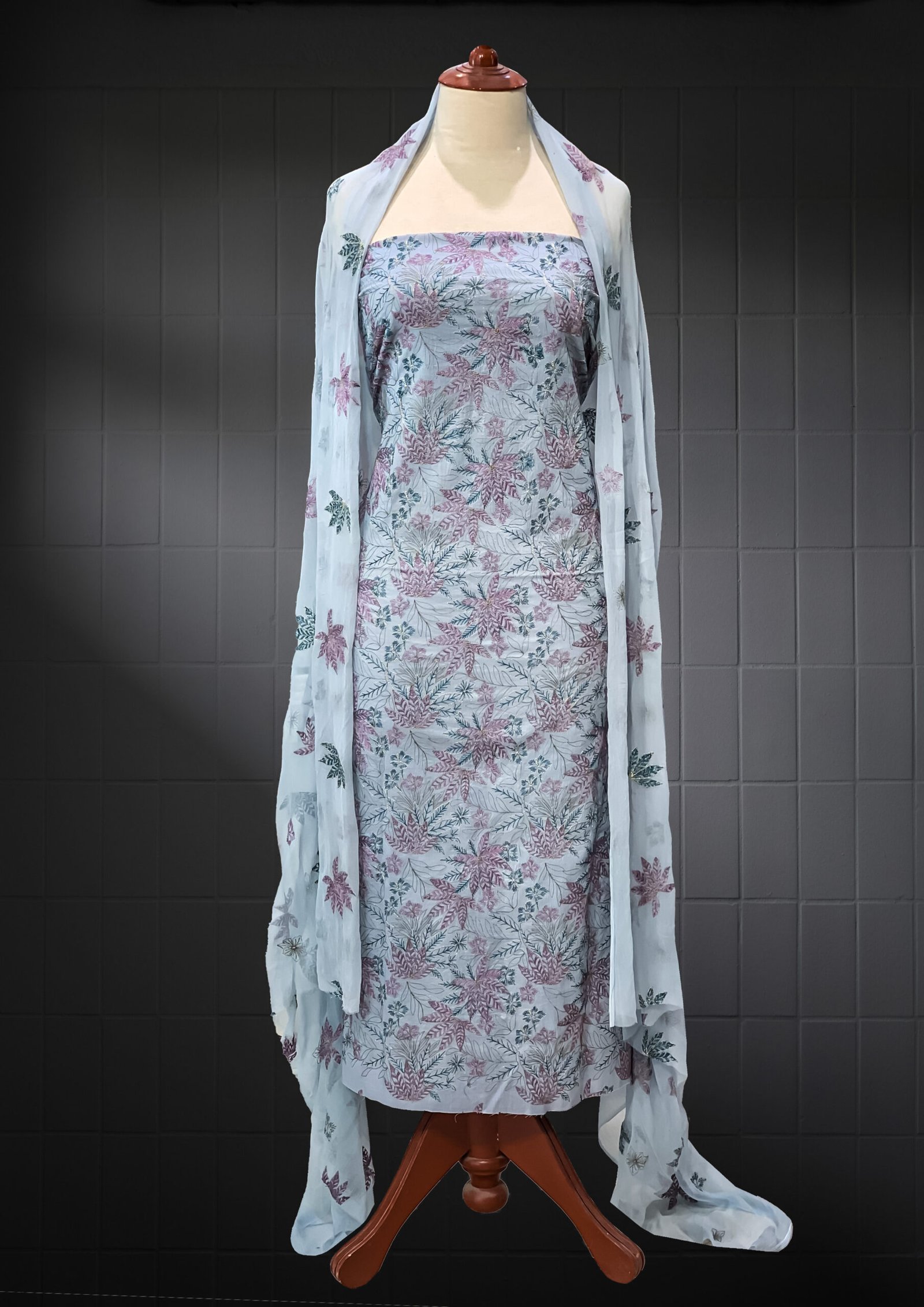 Lawn Embroidered Dress Design (LED-14)