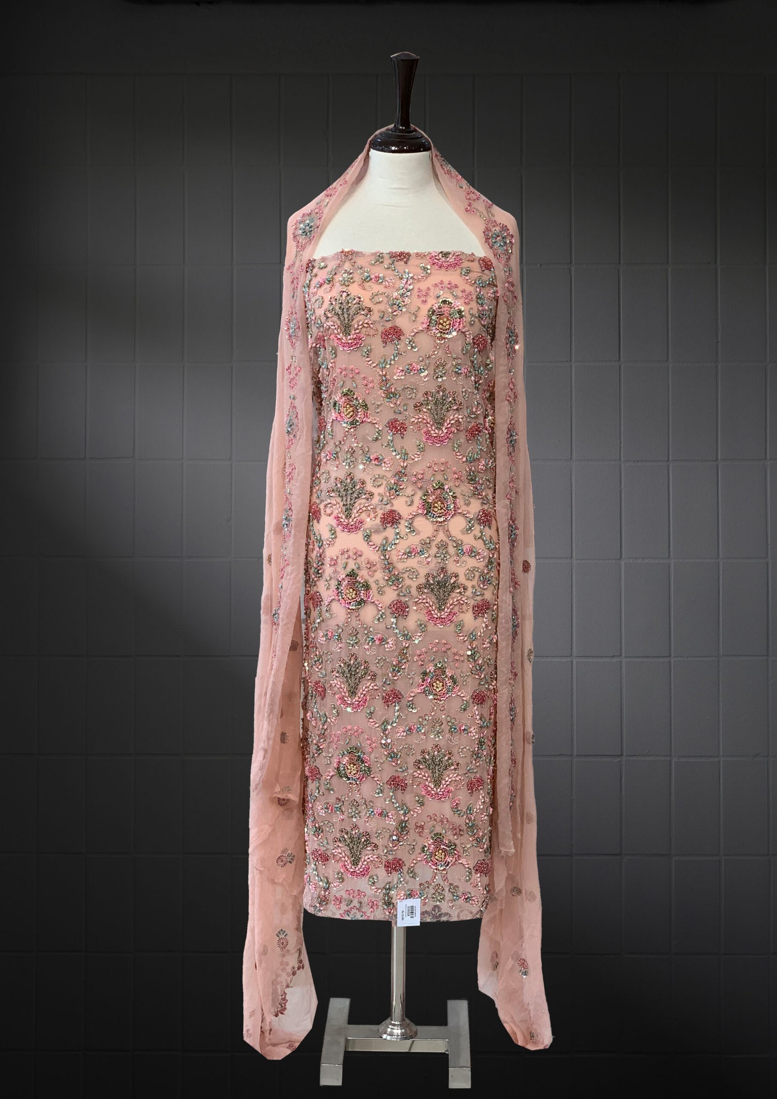 Pure Chiffon Bridal dress Design (PC-19)