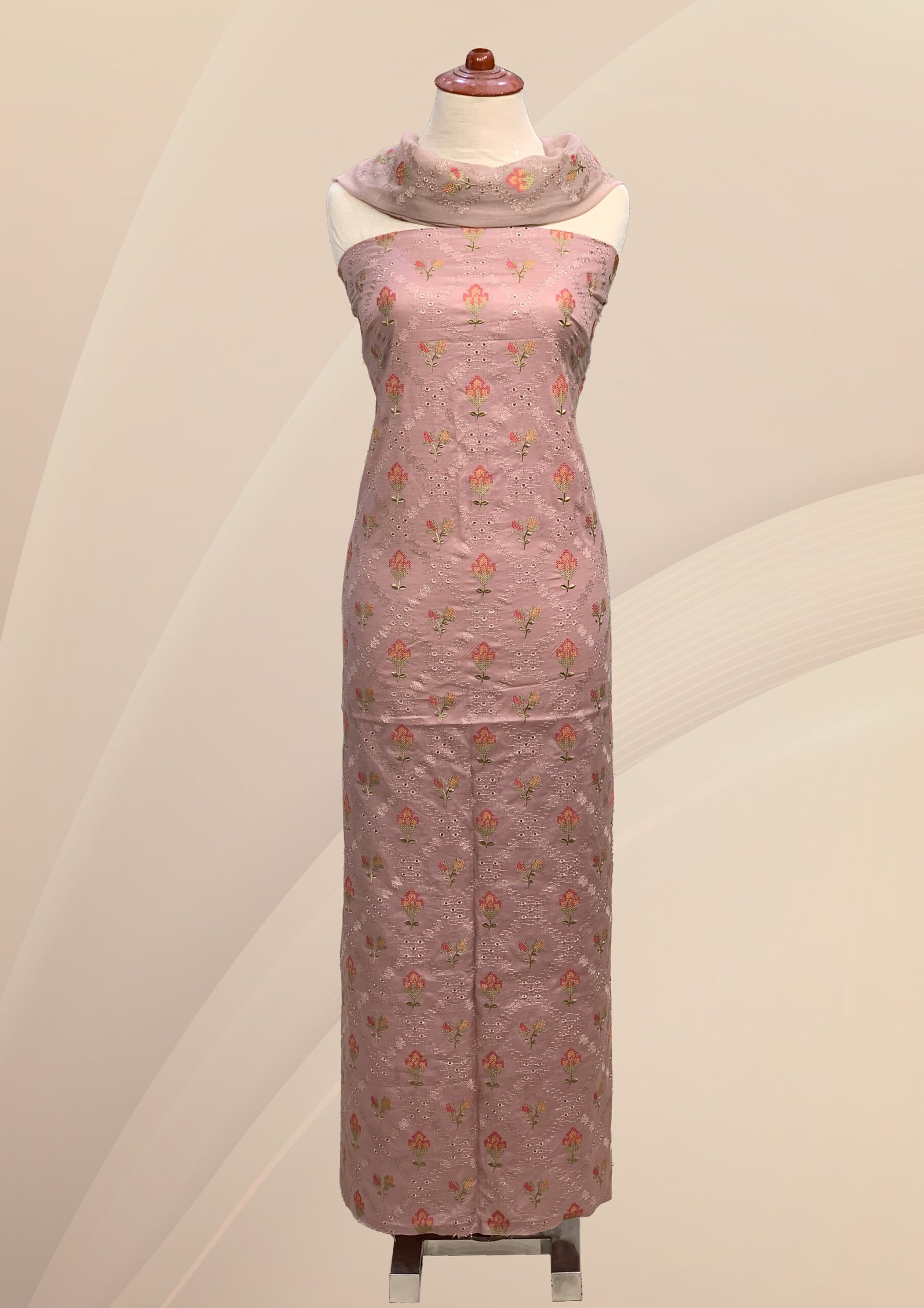 LAWN EMBROIDERED DESIGN (LED-6)