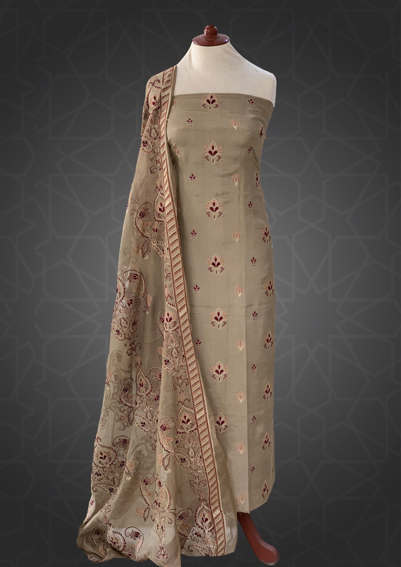 RAW SILK EMBROIDERED (RWS-01)